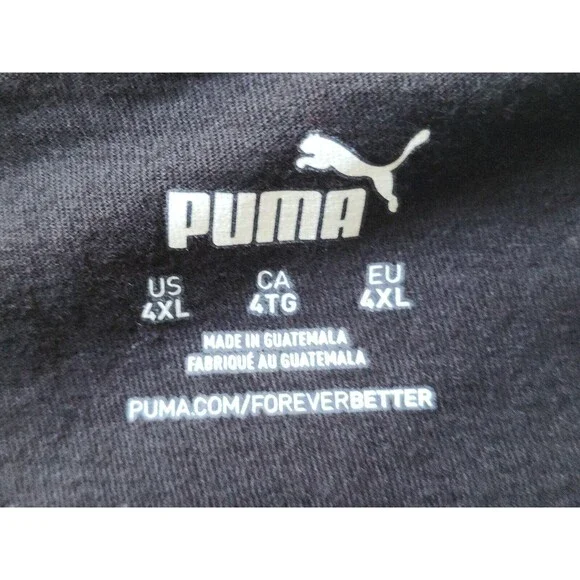 Puma One Shot Camo T-Shirt Mens Size 4XL Black Graphic Crew Neck Short Sleeve - Picture 7 of 7